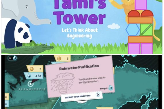 Tami’s Tower and Aquation Named to 2020 Notable Digital Children’s Media List